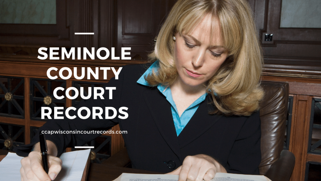 Seminole County Court Records CCAP Wisconsin Court Records