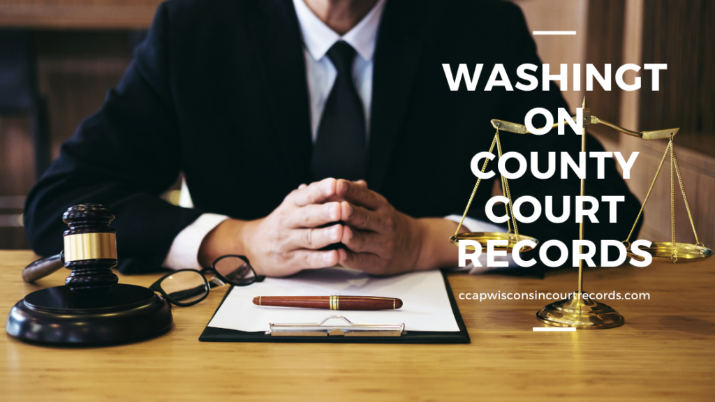 Washington County Court Records CCAP Wisconsin Court Records