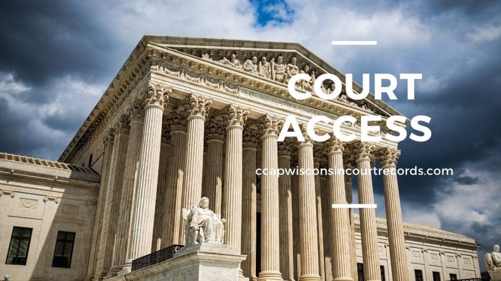 Court Access CCAP Wisconsin Court Records