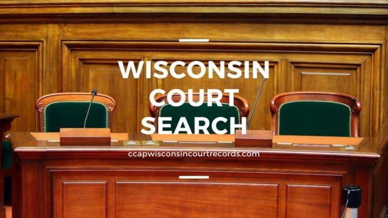 Wisconsin Court Search CCAP Wisconsin Court Records