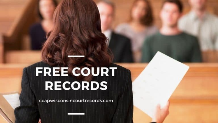 Free Court Records CCAP Wisconsin Court Records